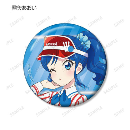 アイカツ！ 10th STORY ～未來へのSTARWAY～（偶像活動！10週年物語 ～通往未來的STARWAY～） 描繪復古條紋ver. 收藏徽章（單位/完整盒裝/10包入）