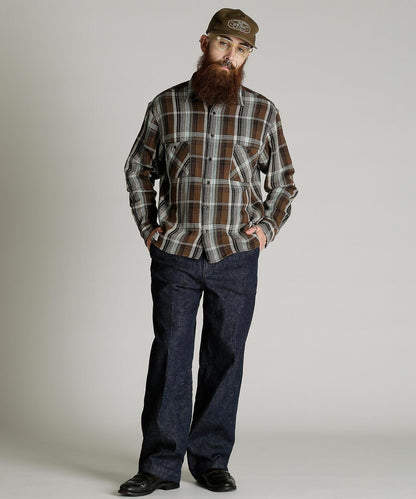 PLAID CF LS SHIRT 格紋棉法蘭絨襯衫