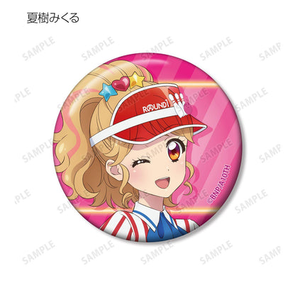 アイカツ！ 10th STORY ～未來へのSTARWAY～（偶像活動！10週年物語 ～通往未來的STARWAY～） 描繪復古條紋ver. 收藏徽章（單位/完整盒裝/10包入）