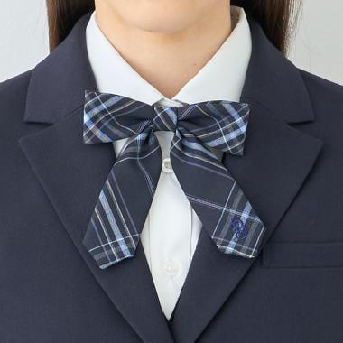 畢業季 格紋蝴蝶結領帶