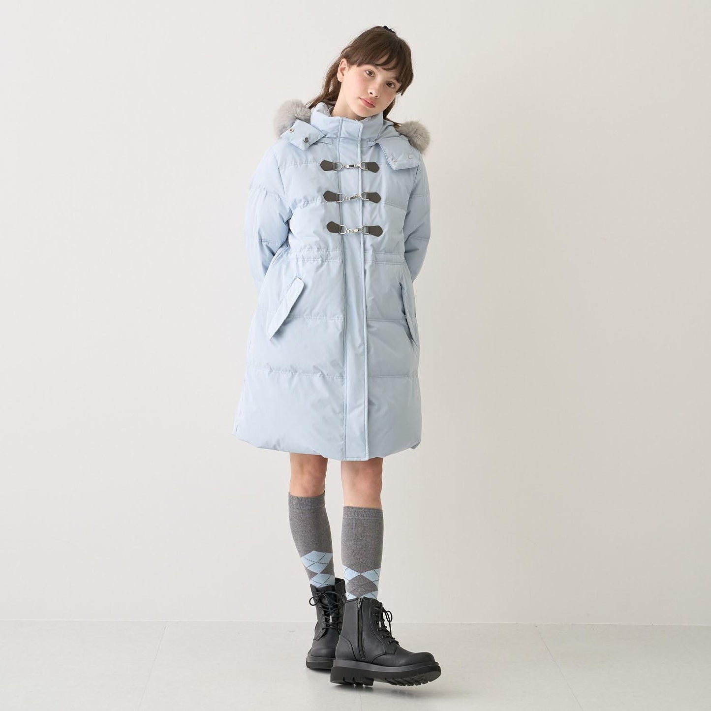 A字版型 撥水 可機洗 羽絨服