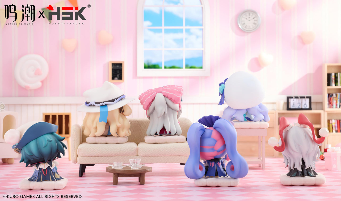 鳴潮_Hobbysakura ねむねむシリーズ ノンスケール塗裝済完成品フィギュア套裝【1套／6套入】
