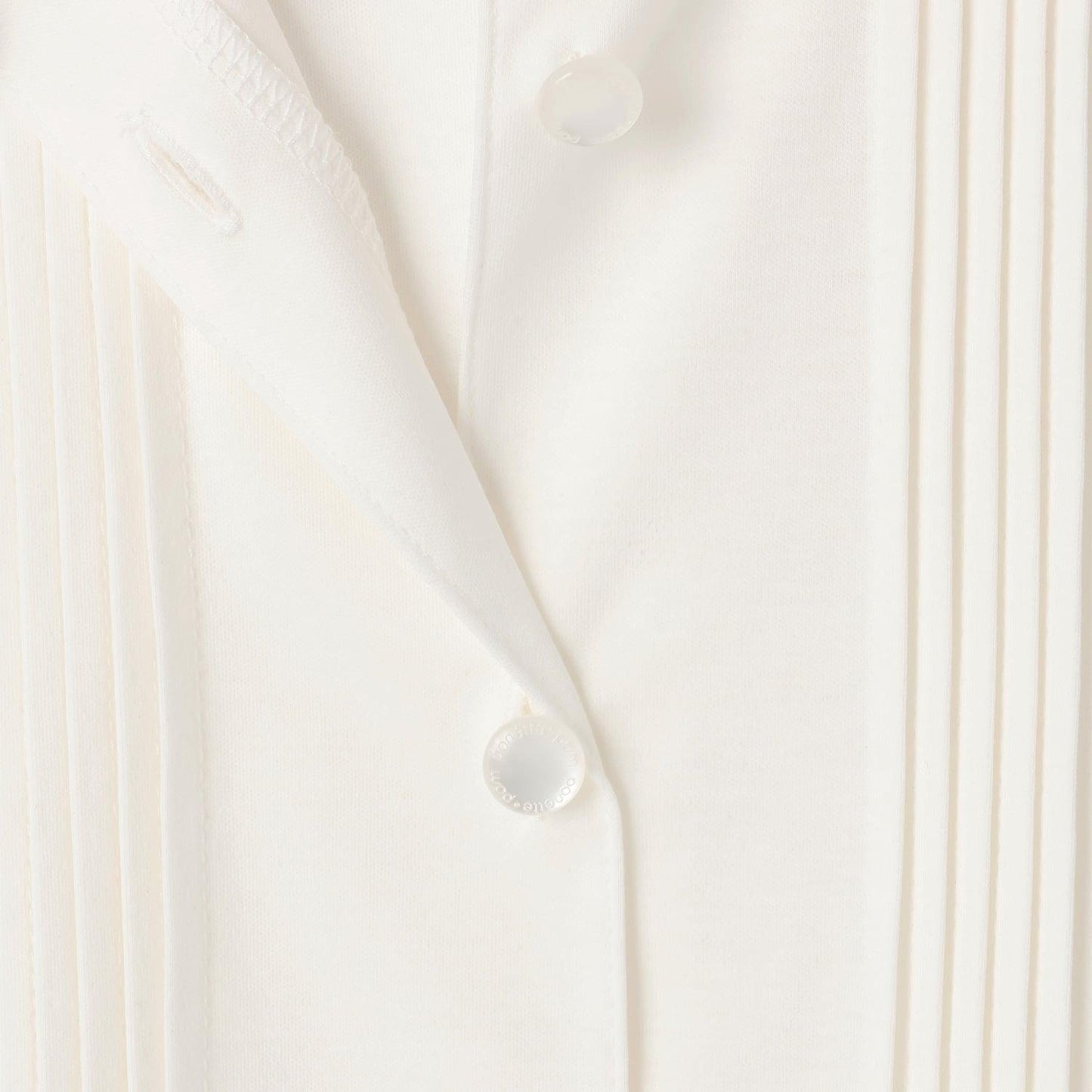 【商品】【畢業服】【絲光處理】圓領剪裁襯衫