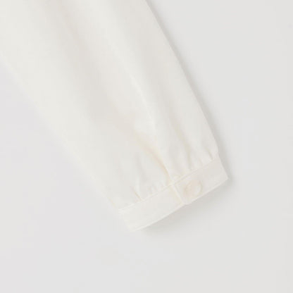 【商品】【畢業服】【絲光處理】圓領剪裁襯衫