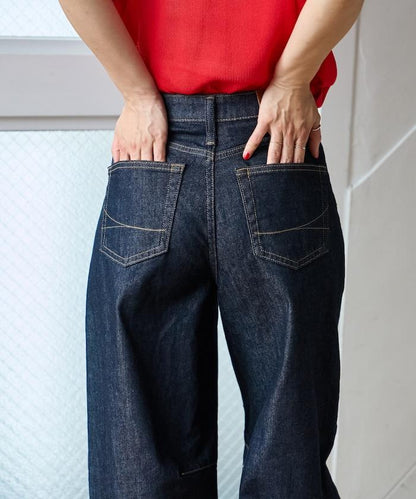 聯名 TUCK CURVE WIDE 牛仔褲