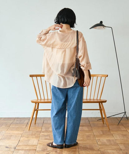 聯名 TUCK CURVE WIDE 牛仔褲