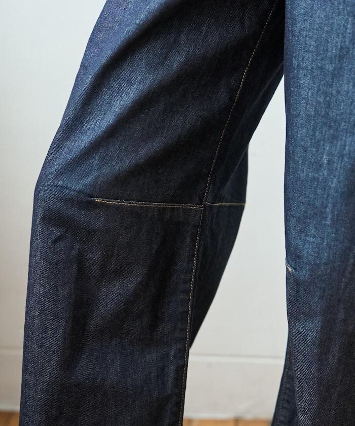 聯名 TUCK CURVE WIDE 牛仔褲