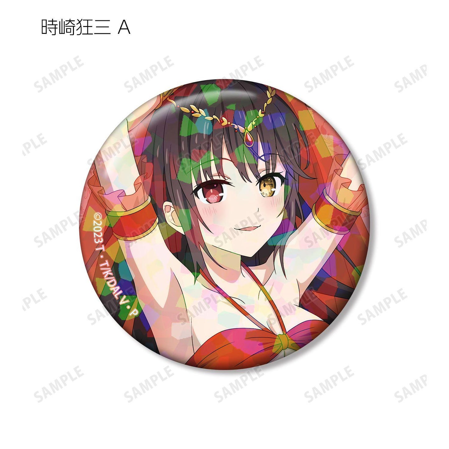 デート・ア・ライブ（約會大作戰） 描き下ろし 踴り子ver. 鐳射徽章 BOX裝 12包入