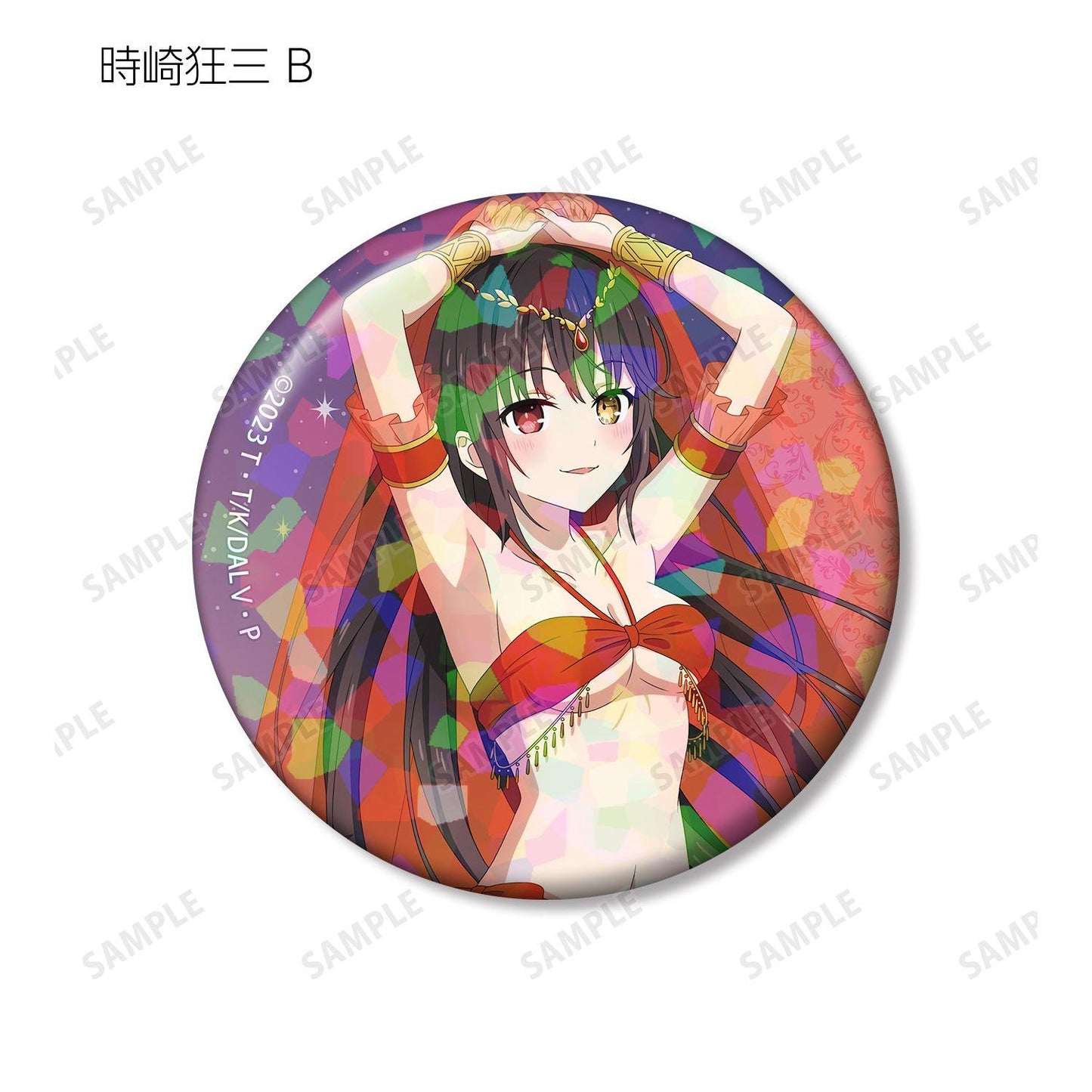 デート・ア・ライブ（約會大作戰） 描き下ろし 踴り子ver. 鐳射徽章 BOX裝 12包入