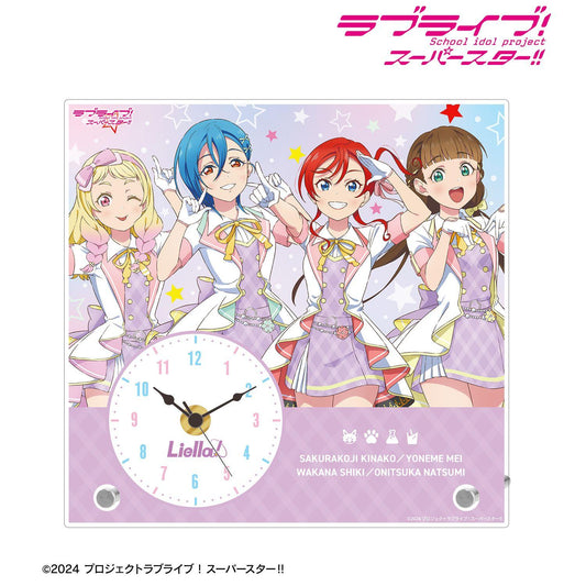 ラブライブ！スーパースター!!（LoveLive! Superstar!!） 描き下ろし 2期生 MIRACLE NEW STORY ver. 亞克力立牌時鐘