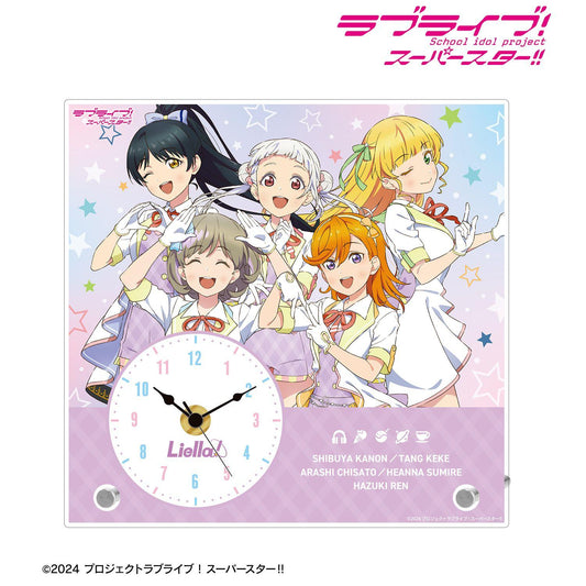 ラブライブ！スーパースター!!（LoveLive! Superstar!!） 描き下ろし 1期生 MIRACLE NEW STORY ver. 亞克力立牌時鐘