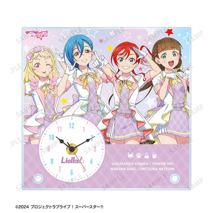 ラブライブ！スーパースター!!（LoveLive! Superstar!!） 描き下ろし 2期生 MIRACLE NEW STORY ver. 亞克力立牌時鐘