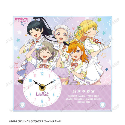 ラブライブ！スーパースター!!（LoveLive! Superstar!!） 描き下ろし 1期生 MIRACLE NEW STORY ver. 亞克力立牌時鐘