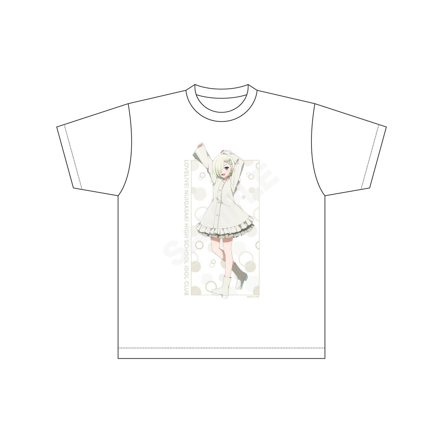 ラブライブ!虹ヶ咲學園スクールアイドル同好會（LoveLive!虹咲學園學園偶像同好會） 雨衣ver. 米婭·泰勒 T恤 L碼