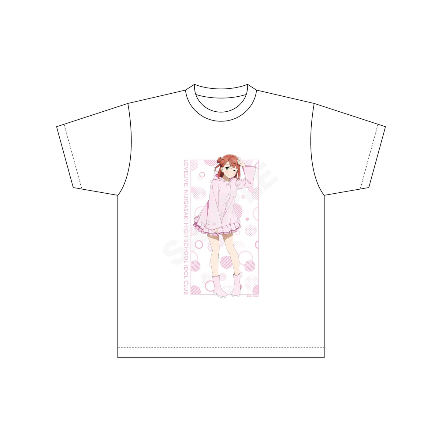 ラブライブ!虹ヶ咲學園スクールアイドル同好會（LoveLive!虹咲學園學園偶像同好會） 雨衣ver. 上原歩夢 T恤 B款