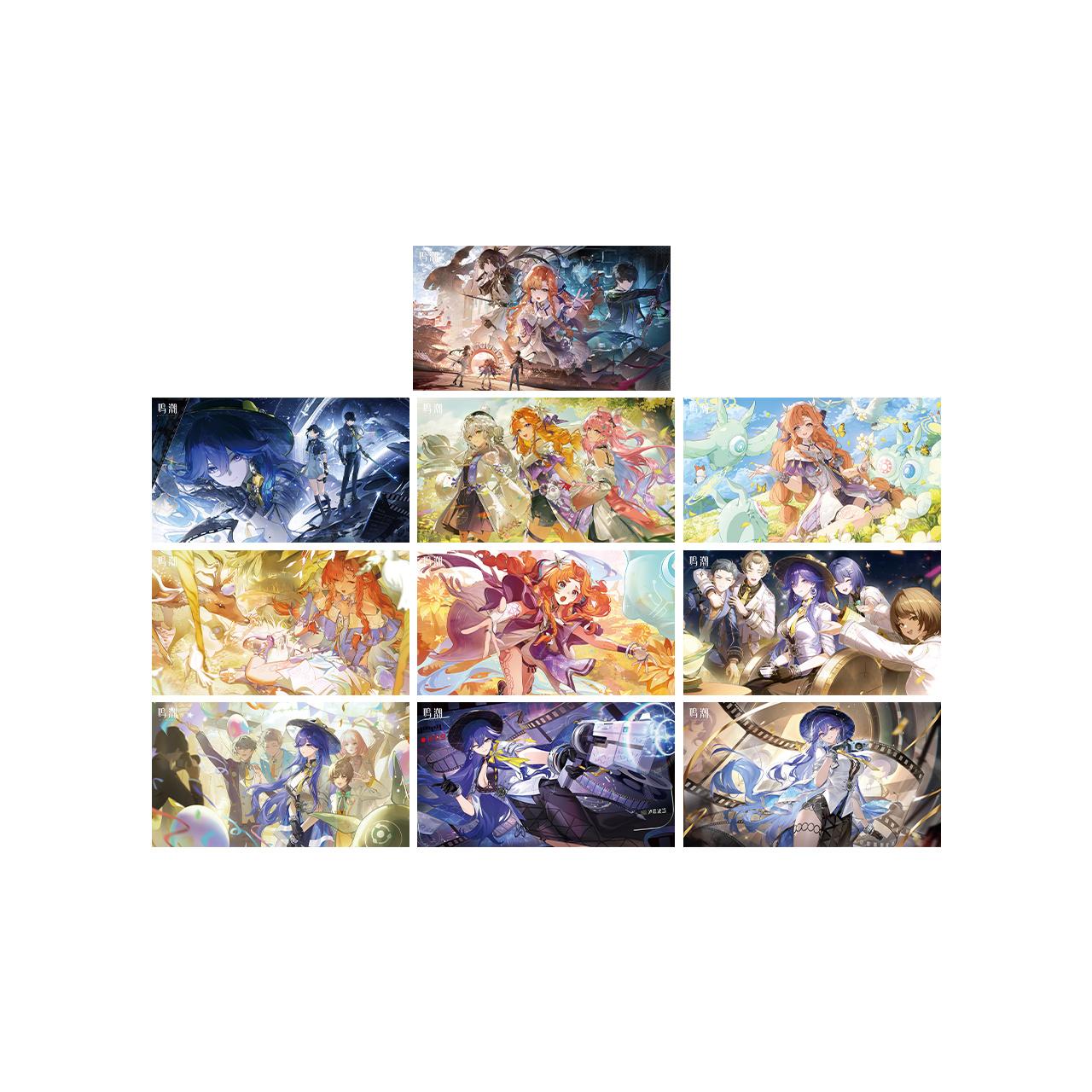 鳴潮_共鳴者テーマ 明朝（鳴潮） 共鳴者主題 明信片套裝 散華Ver. & 維裡奈Ver.
