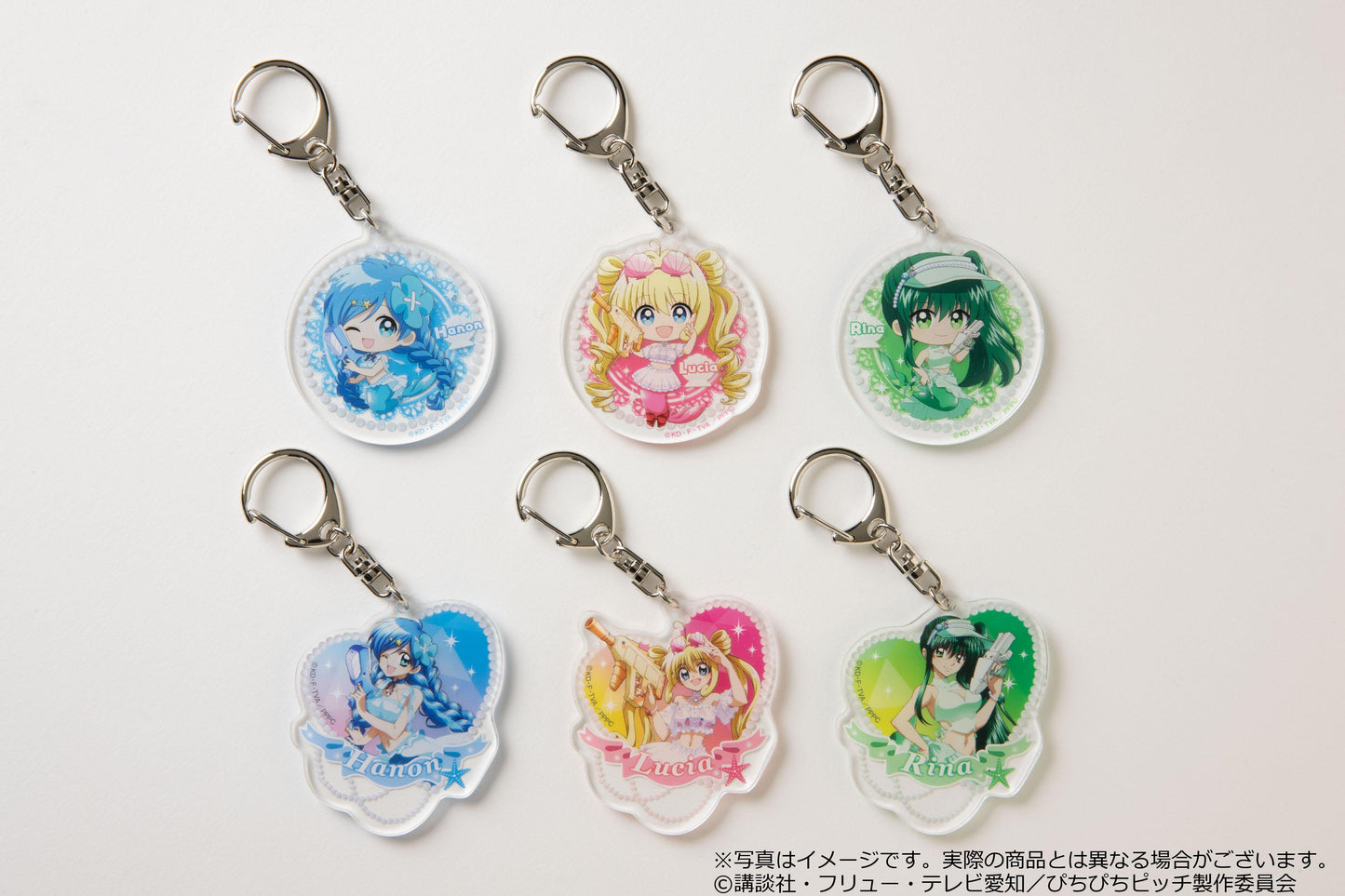 マーメイドメロディー 《人魚的旋律》 亞克力鑰匙扣 Splash Party ver. 波音