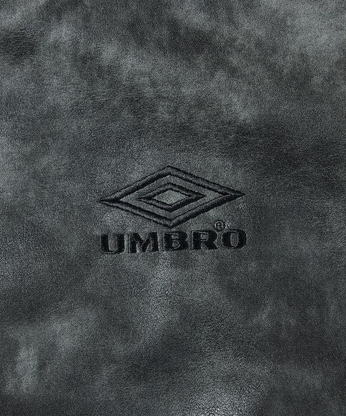 umbro × FREAK'S STORE 聯名款 做舊感 皮革 立領 夾克