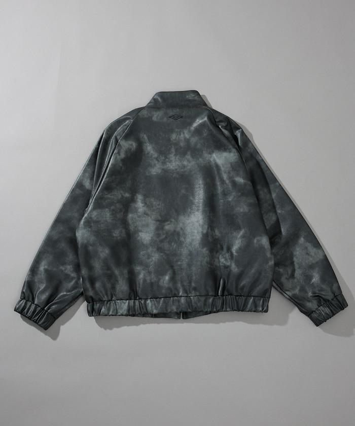 umbro × FREAK'S STORE 聯名款 做舊感 皮革 立領 夾克