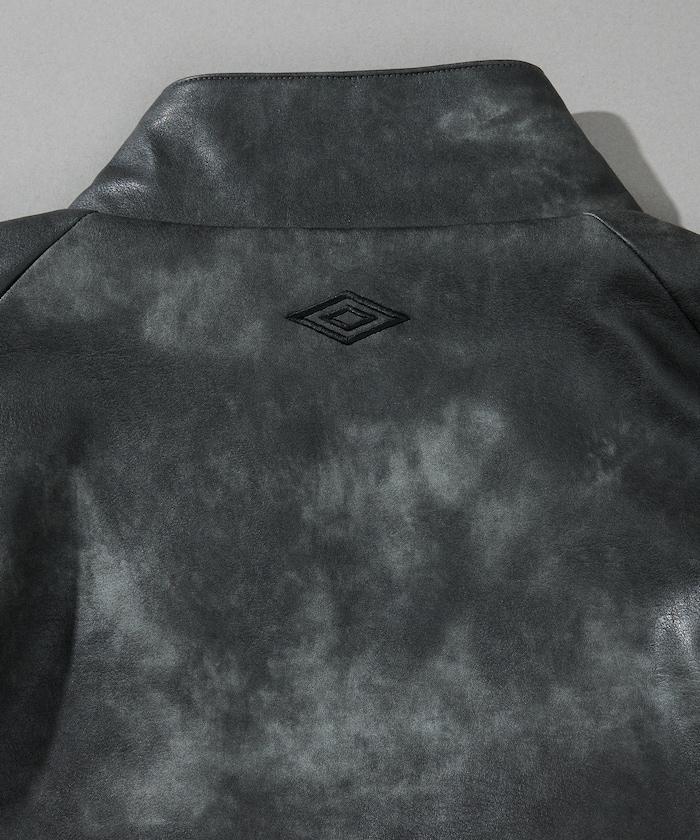 umbro × FREAK'S STORE 聯名款 做舊感 皮革 立領 夾克