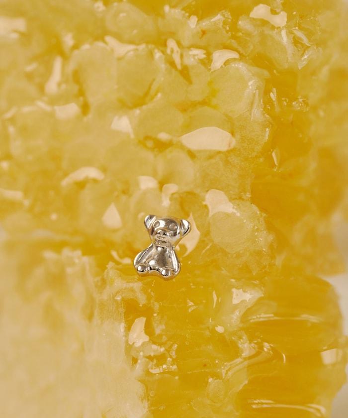 SILVER925 BEAR 耳釘/雙耳用