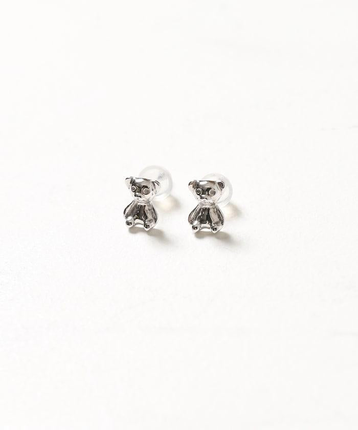SILVER925 BEAR 耳釘/雙耳用
