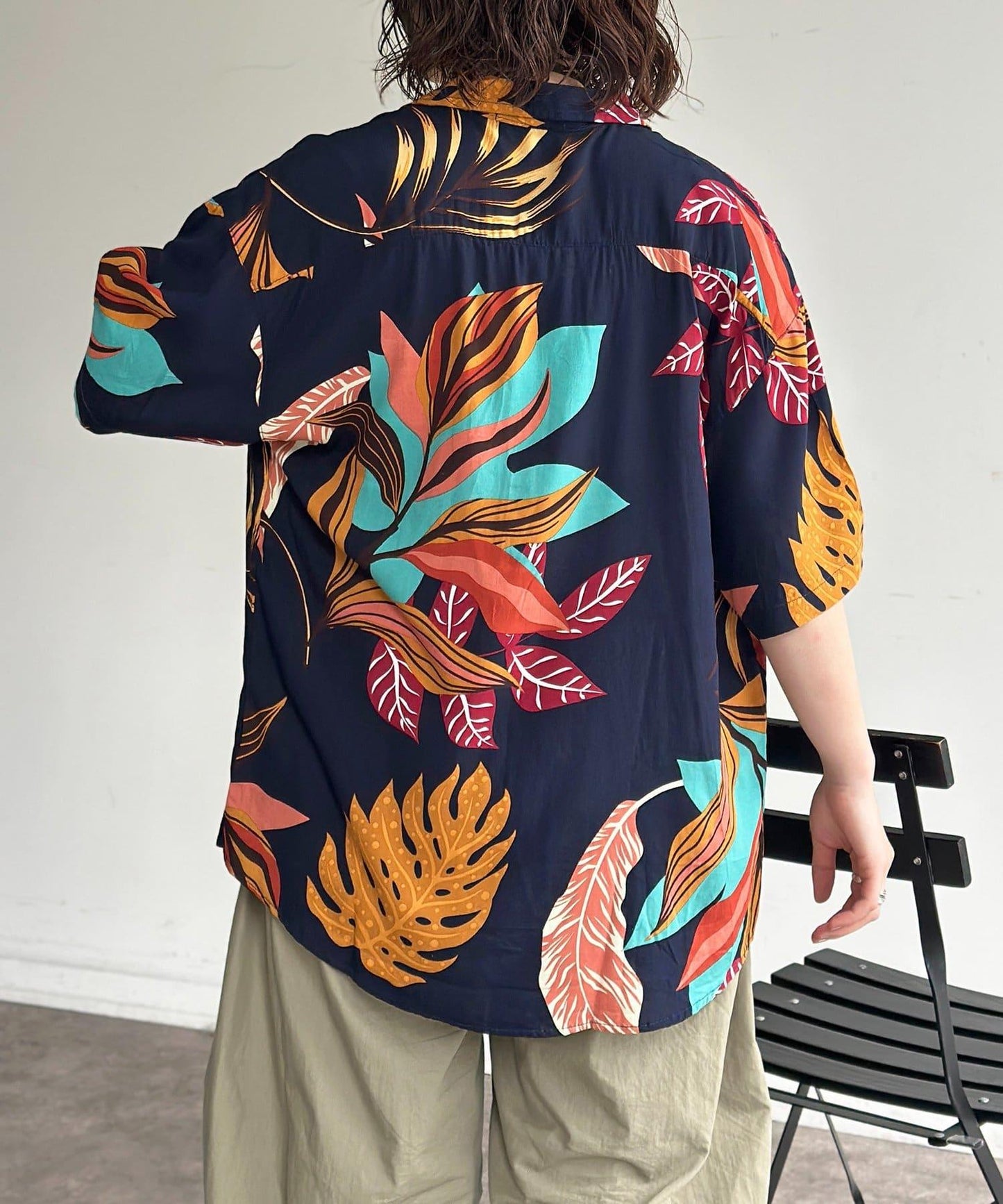 拼色夏威夷襯衫