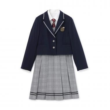 【商品】【畢業服】【5件套】撞色滾邊夾克套裝