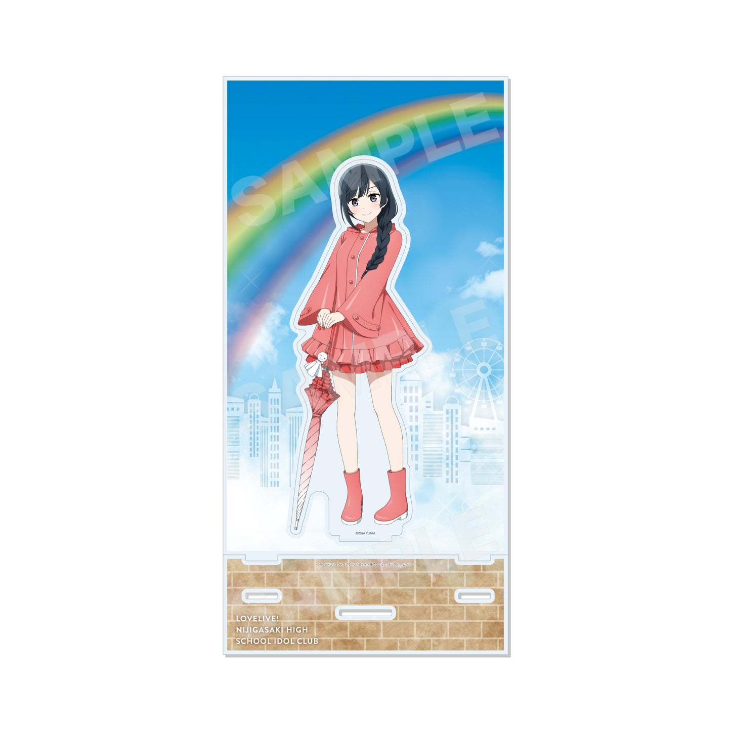 ラブライブ!虹ヶ咲學園スクールアイドル同好會（LoveLive!虹咲學園學園偶像同好會） 雨衣ver. 背景亞克力立牌 /H 優木せつ菜
