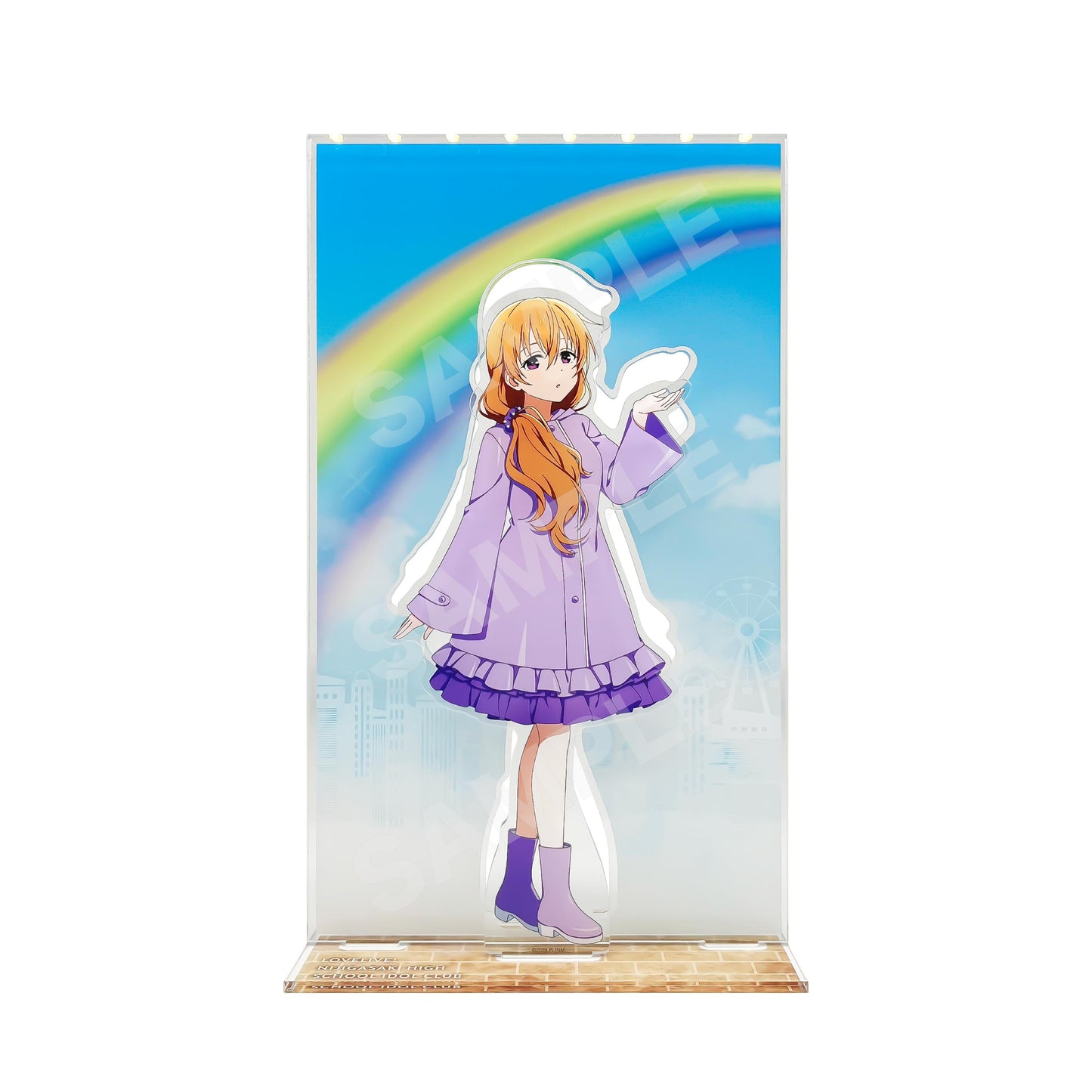 ラブライブ!虹ヶ咲學園スクールアイドル同好會（LoveLive!虹咲學園學園偶像同好會） 雨衣ver. 背景亞克力立牌 /G 近江彼方