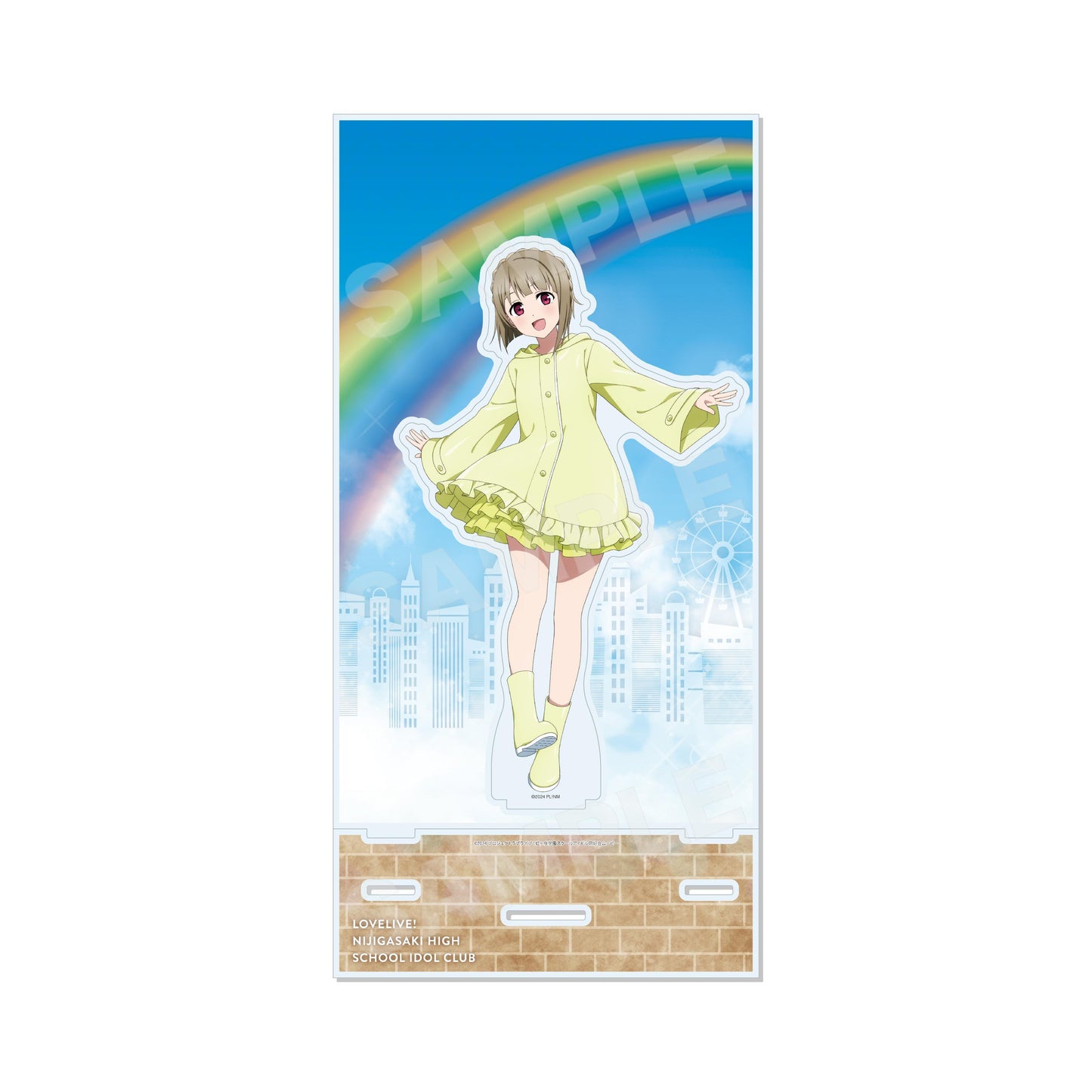 ラブライブ!虹ヶ咲學園スクールアイドル同好會（LoveLive!虹咲學園學園偶像同好會） 雨衣ver. 背景亞克力立牌 C款 中須かすみ