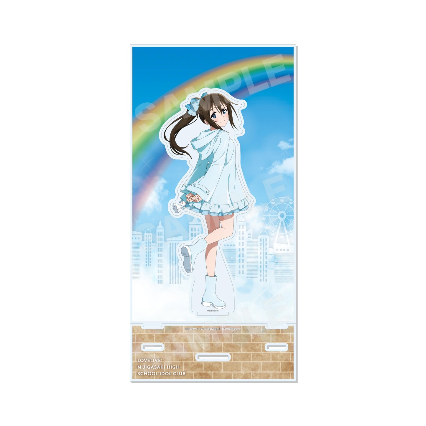 ラブライブ!虹ヶ咲學園スクールアイドル同好會（LoveLive!虹咲學園學園偶像同好會） 雨衣ver. 附背景亞克力立牌 D款 桜坂しずく
