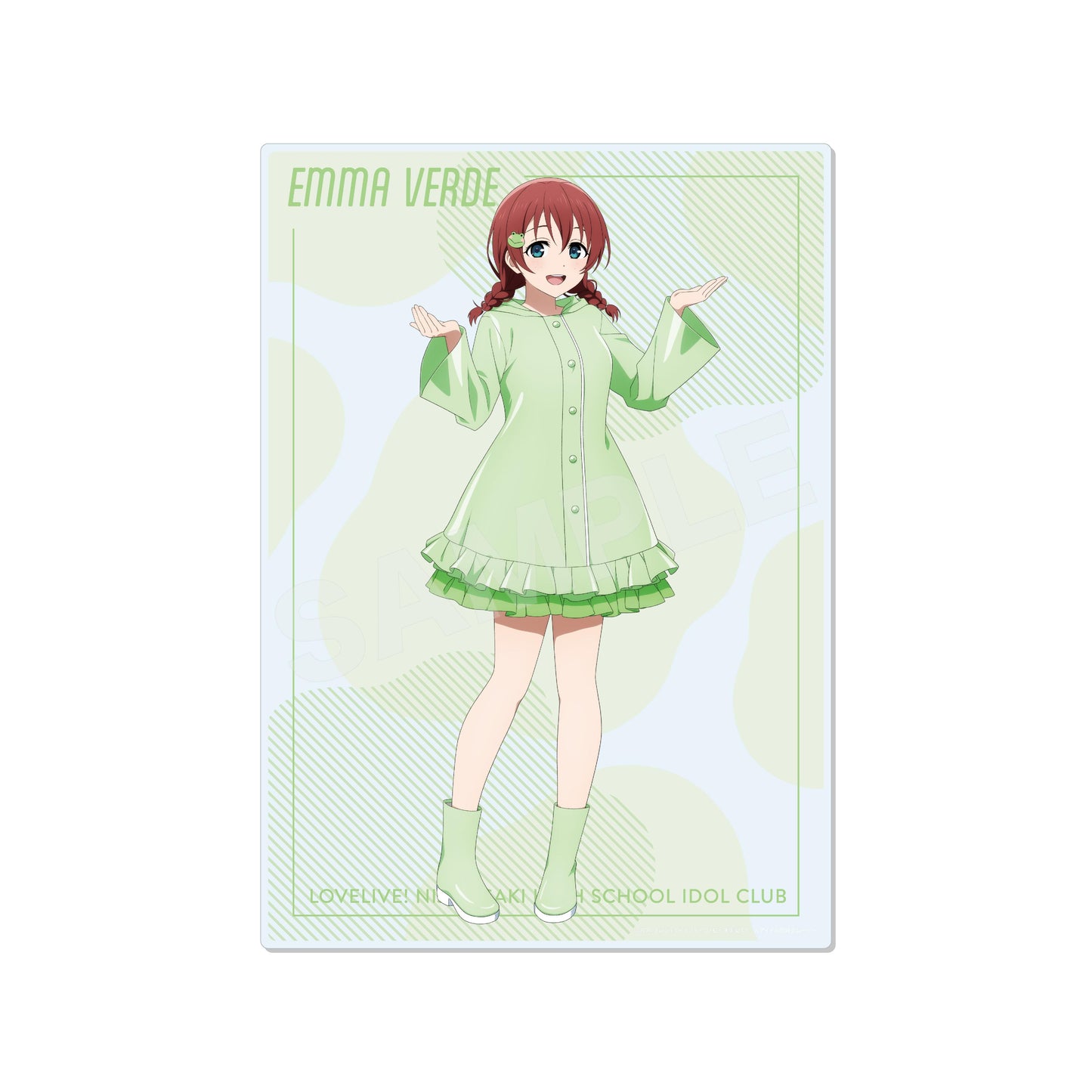 ラブライブ!虹ヶ咲學園スクールアイドル同好會（LoveLive!虹咲學園學園偶像同好會） 雨衣ver. 亞克力板 I款 エマ・ヴェルデ
