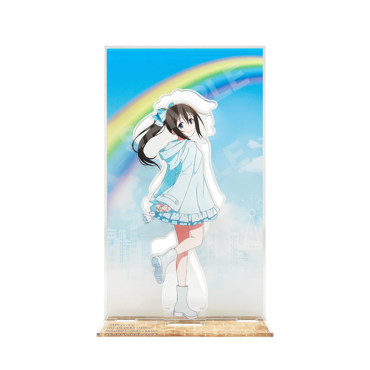 ラブライブ!虹ヶ咲學園スクールアイドル同好會（LoveLive!虹咲學園學園偶像同好會） 雨衣ver. 附背景亞克力立牌 D款 桜坂しずく