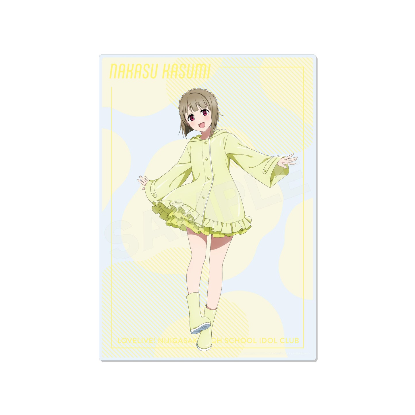 ラブライブ!虹ヶ咲學園スクールアイドル同好會（LoveLive!虹咲學園學園偶像同好會） 雨衣ver. 亞克力板 C款 中須霞