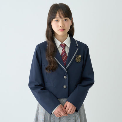 【商品】【畢業服】【5件套】撞色滾邊夾克套裝