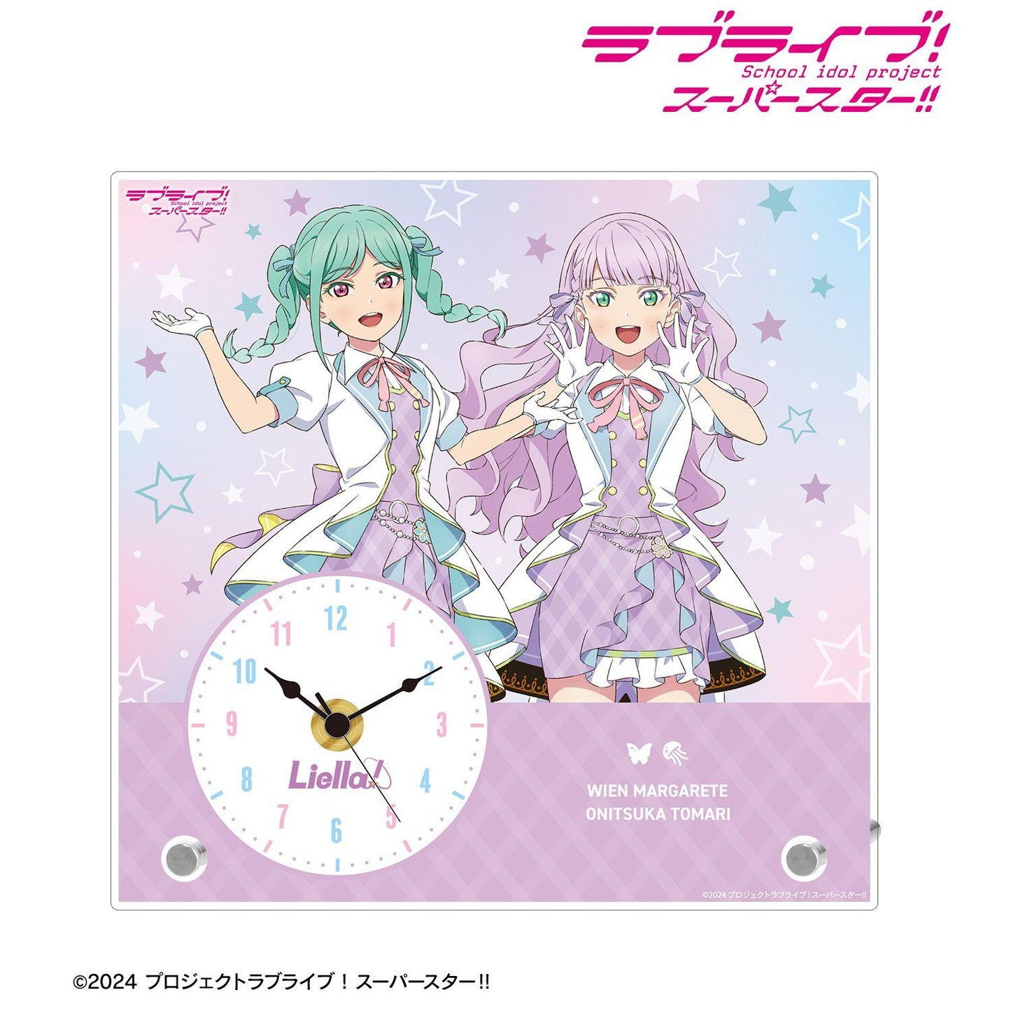 ラブライブ！スーパースター!!（LoveLive! Superstar!!） 描き下ろし 3期生 MIRACLE NEW STORY ver. 亞克力立牌時鐘