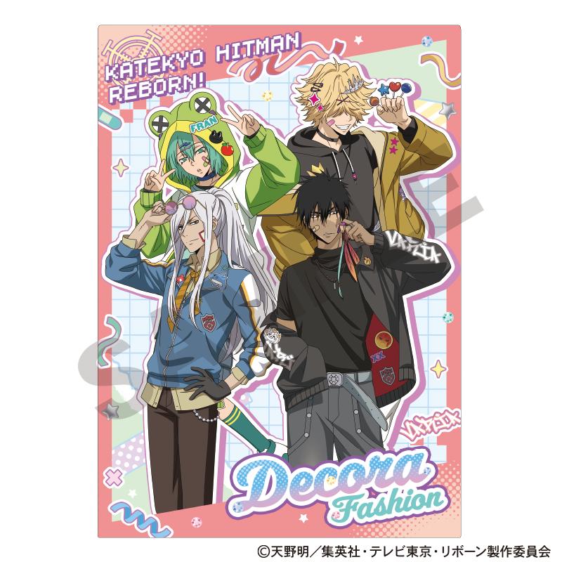 家庭教師ヒットマンREBORN！（家庭教師HITMAN REBORN!） 單層透明文件夾 紅色 DECORA FASHION