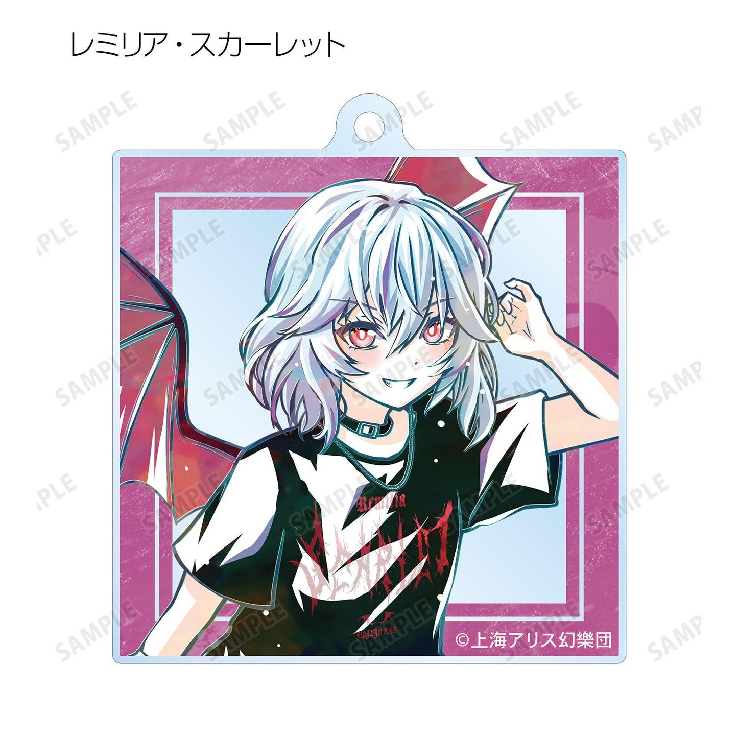 東方Project 松本能人插畫 現代風時尚ver. 交易型Ani-Art 亞克力鑰匙扣 8個裝