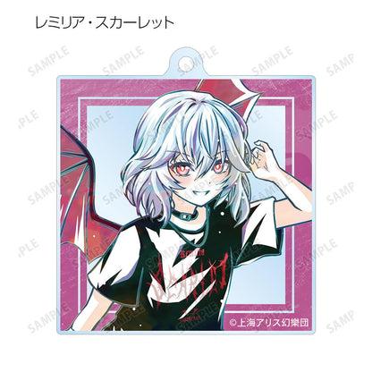 東方Project 松本能人插畫 現代風時尚ver. 交易型Ani-Art 亞克力鑰匙扣 8個裝
