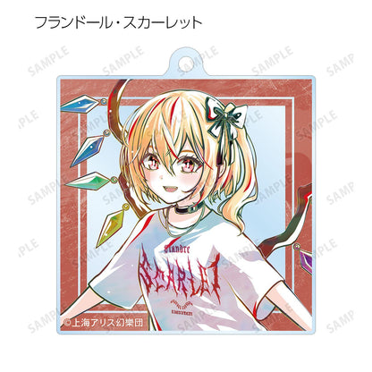 東方Project 松本能人插畫 現代風時尚ver. 交易型Ani-Art 亞克力鑰匙扣 8個裝