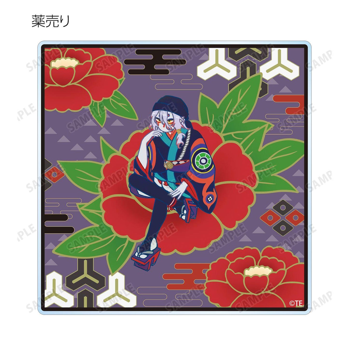 劇場版《怪化貓》 第三章 蛇神 トレーディング Botania 第二彈 亞克力杯墊 (單位/完整盒裝/6包入)