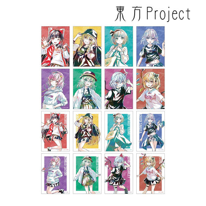 東方Project 松本能人插畫 現代風時尚ver. 交易型Ani-Art寫真卡 完整盒裝（16包入）