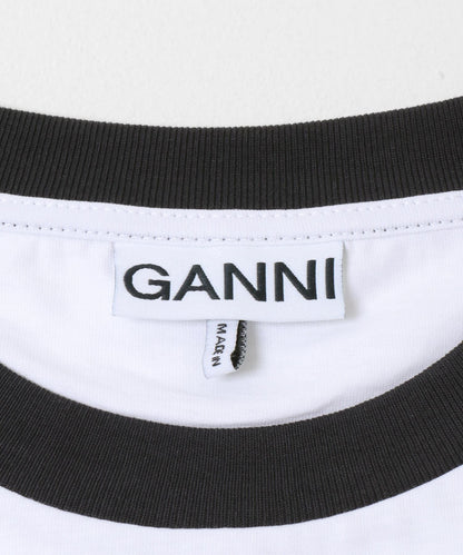 GANNI JERSEY MARGOT KITTY PRINT 上衣