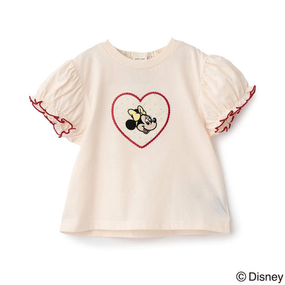 【《迪士尼》】圖案鎖邊半袖T恤