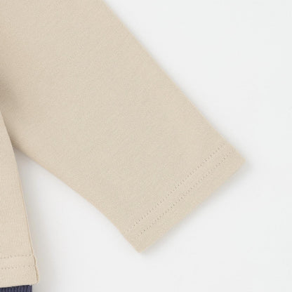 刺繡領連體衣