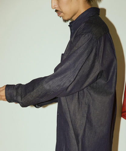 White Mountaineering×EKAL MID GUSSET SLEEVE EYELET POCKET SHIRTS 聯名襯衫