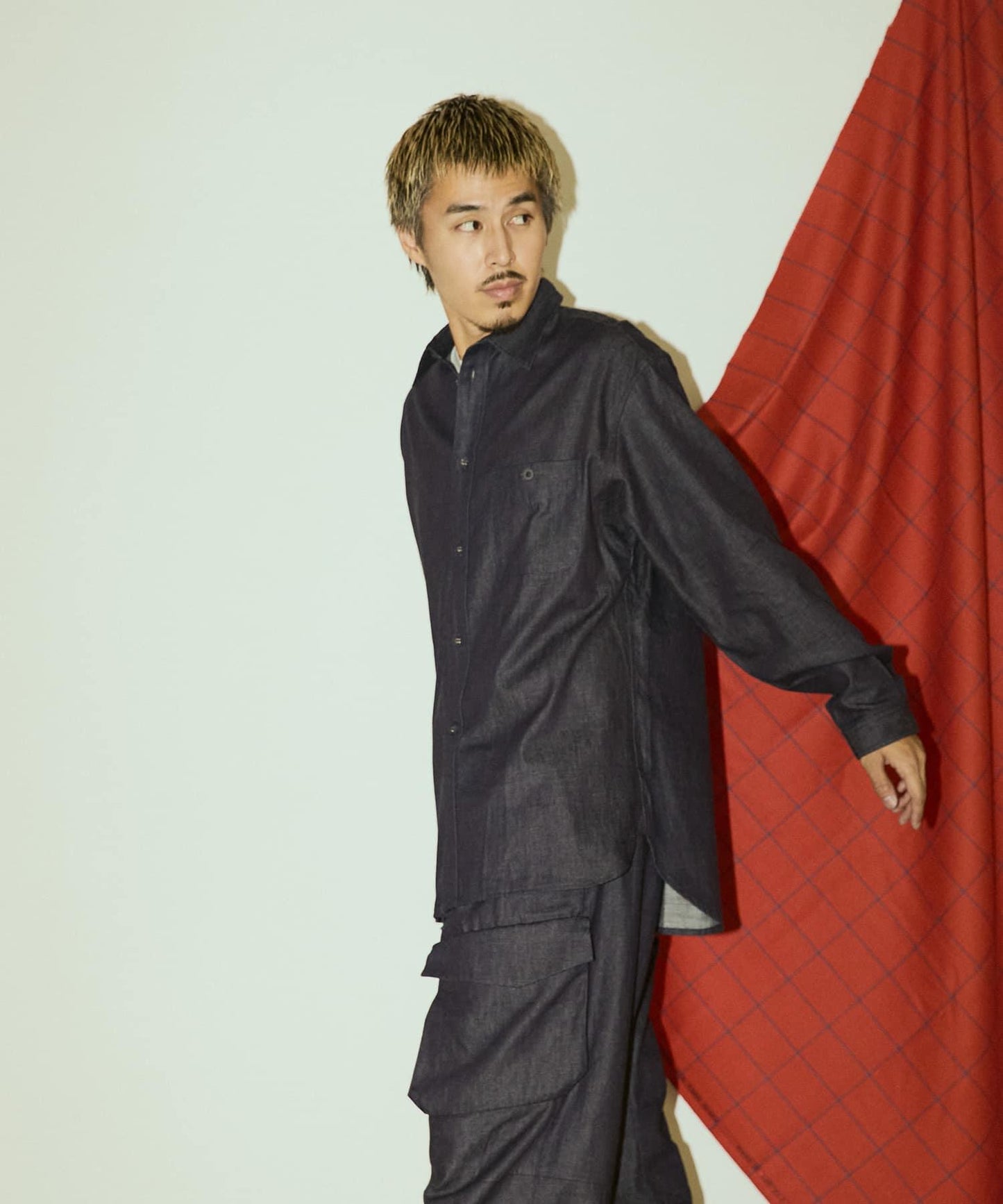 White Mountaineering×EKAL MID GUSSET SLEEVE EYELET POCKET SHIRTS 聯名襯衫