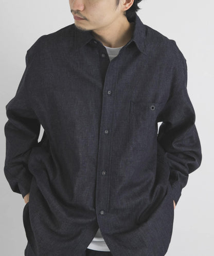 White Mountaineering×EKAL MID GUSSET SLEEVE EYELET POCKET SHIRTS 聯名襯衫