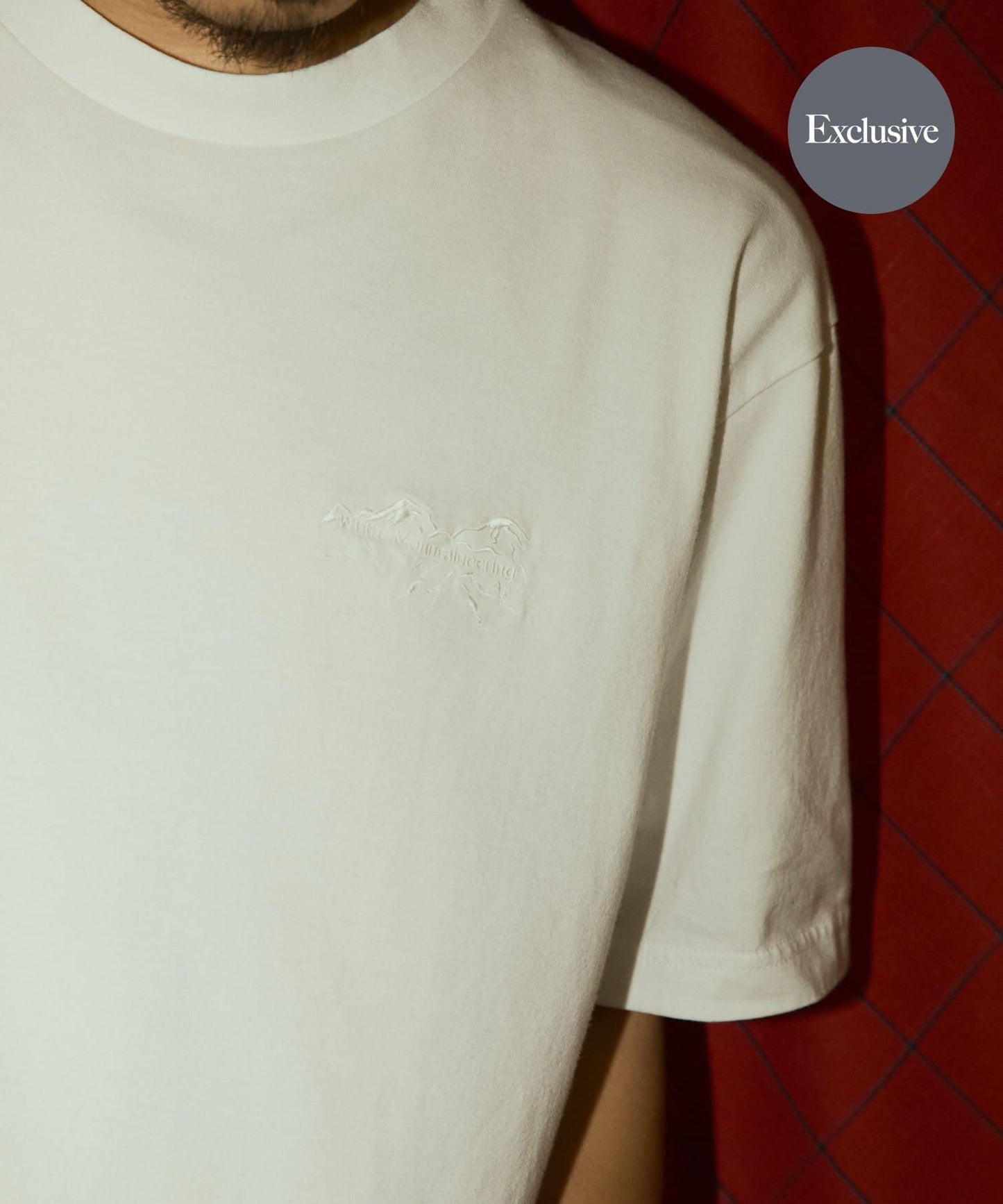 White Mountaineering×EKAL LOGO EMBROIDERY T-SHIRTS 聯名款